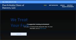 Desktop Screenshot of massfootcare.com
